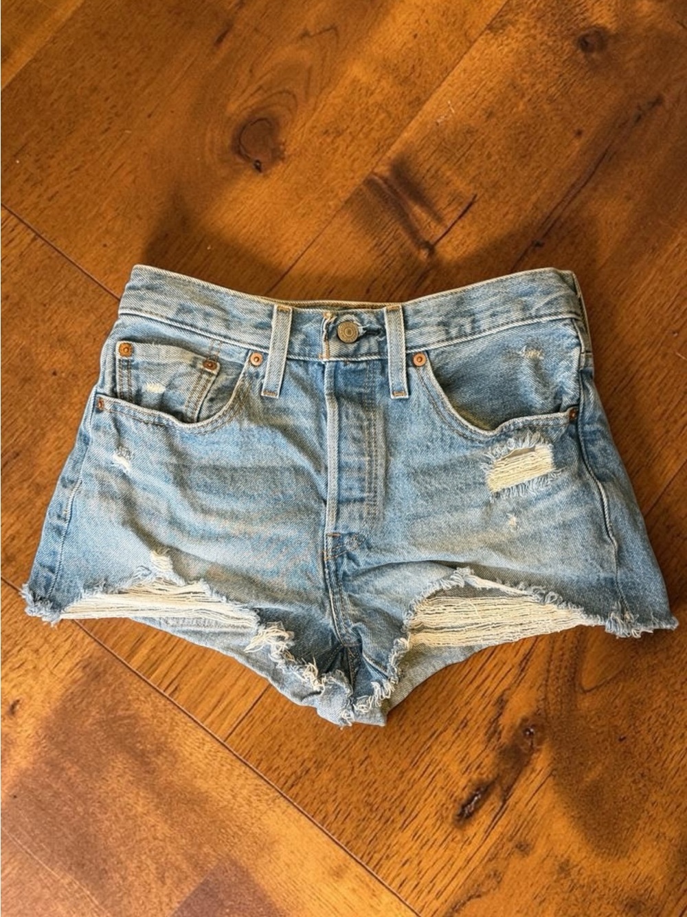 Levi’s 501 Original Fit High Rise Shorts - Blow Big Horns